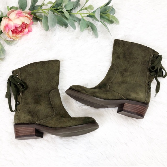 nine west green boots